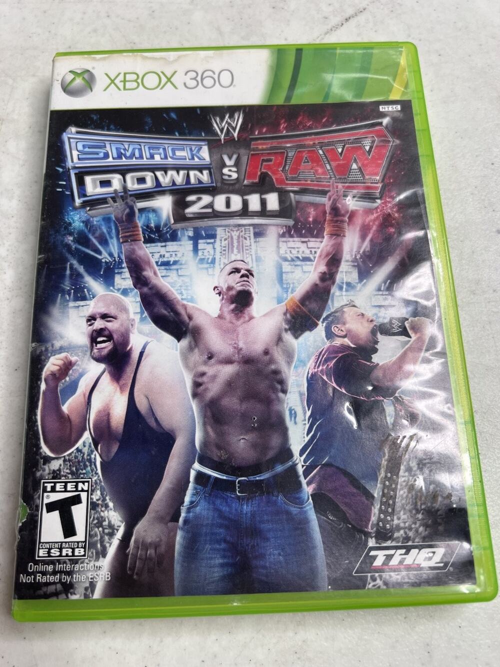 WWE SmackDown vs. Raw 2011 Xbox 360 Video Game Wrestling THQ NTSC